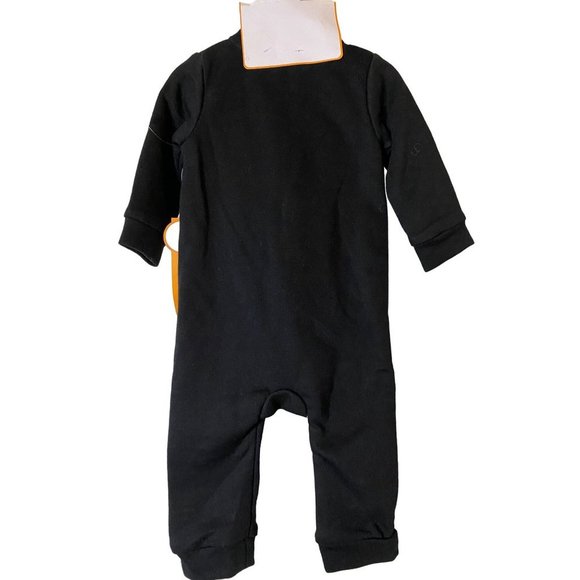 Tahari Baby Romper with Beanie and glow‎ in the dark skeleton Sz 6-9M Black - Picture 9 of 9